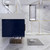 BT001 60" Modern Wall-Mounted Floating Single Sink Bathroom Vanity with Reinforced Acrylic Sink Top