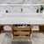BT001 60" Modern Wall-Mounted Floating Single Sink Bathroom Vanity with Reinforced Acrylic Sink Top
