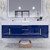 BT001 60" Modern Wall-Mounted Floating Single Sink Bathroom Vanity with Reinforced Acrylic Sink Top