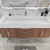 BT001 60" Modern Wall-Mounted Floating Single Sink Bathroom Vanity with Reinforced Acrylic Sink Top