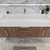 BT001 60" Modern Wall-Mounted Floating Single Sink Bathroom Vanity with Reinforced Acrylic Sink Top