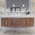 BT001 60" Modern Wall-Mounted Floating Single Sink Bathroom Vanity with Reinforced Acrylic Sink Top