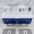 BT001 60" Modern Wall-Mounted Floating Double Sink Bathroom Vanity with Reinforced Acrylic Sink Top
