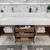 BT001 60" Modern Wall-Mounted Floating Double Sink Bathroom Vanity with Reinforced Acrylic Sink Top