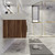 BT001 60" Modern Wall-Mounted Floating Double Sink Bathroom Vanity with Reinforced Acrylic Sink Top