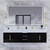 BT001 72" Modern Wall-Mounted Floating Double Sink Bathroom Vanity with Reinforced Acrylic Sink Top