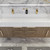 BT001 72" Modern Wall-Mounted Floating Double Sink Modular Bathroom Vanity with Reinforced Acrylic Sink Top