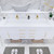 BT001 72" Modern Wall-Mounted Floating Double Sink Modular Bathroom Vanity with Reinforced Acrylic Sink Top