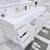 BT001 72" Modern Wall-Mounted Floating Double Sink Modular Bathroom Vanity with Reinforced Acrylic Sink Top