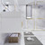 BT001 72" Modern Wall-Mounted Floating Double Sink Modular Bathroom Vanity with Reinforced Acrylic Sink Top
