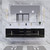 BT001 72" Modern Wall-Mounted Floating Double Sink Modular Bathroom Vanity with Reinforced Acrylic Sink Top
