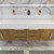 BT001 72" Modern Wall-Mounted Floating Double Sink Modular Bathroom Vanity with Reinforced Acrylic Sink Top