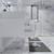BT001 72" Modern Wall-Mounted Floating Double Sink Modular Bathroom Vanity with Reinforced Acrylic Sink Top （D+D)