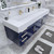 BT001 72" Modern Wall-Mounted Floating Double Sink Modular Bathroom Vanity with Reinforced Acrylic Sink Top （D+D)