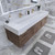 BT001 72" Modern Wall-Mounted Floating Double Sink Modular Bathroom Vanity with Reinforced Acrylic Sink Top （D+D)