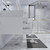 BT001 84" Modern Wall-Mounted Floating Double Sink Modular Bathroom Vanity with Reinforced Acrylic Sink Top