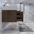 BT001 84" Modern Wall-Mounted Floating Double Sink Modular Bathroom Vanity with Reinforced Acrylic Sink Top