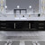 BT001 84" Modern Wall-Mounted Floating Double Sink Modular Bathroom Vanity with Reinforced Acrylic Sink Top