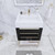 BT001 24" Modern Freestanding Bathroom Vanity with Reinforced Acrylic Sink Top