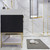 BT001 24" Modern Freestanding Bathroom Vanity with Reinforced Acrylic Sink Top
