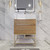 BT001 24" Modern Freestanding Bathroom Vanity with Reinforced Acrylic Sink Top