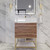 BT001 24" Modern Freestanding Bathroom Vanity with Reinforced Acrylic Sink Top