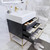 BT001 24" Modern Freestanding Bathroom Vanity with Reinforced Acrylic Sink Top