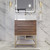 BT001 24" Modern Freestanding Bathroom Vanity with Reinforced Acrylic Sink Top