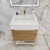 BT001 30" Modern Freestanding Bathroom Vanity with Reinforced Acrylic Sink Top