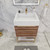 BT001 30" Modern Freestanding Bathroom Vanity with Reinforced Acrylic Sink Top