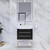 BT001 30" Modern Freestanding Bathroom Vanity with Reinforced Acrylic Sink Top
