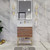 BT001 30" Modern Freestanding Bathroom Vanity with Reinforced Acrylic Sink Top