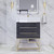 BT001 30" Modern Freestanding Bathroom Vanity with Reinforced Acrylic Sink Top