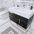 BT001 36" Modern Freestanding Bathroom Vanity with Left Drawers & Reinforced Acrylic Sink Top