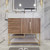 BT001 36" Modern Freestanding Bathroom Vanity with Left Drawers & Reinforced Acrylic Sink Top
