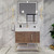 BT001 36" Modern Freestanding Bathroom Vanity with Left Drawers & Reinforced Acrylic Sink Top