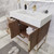 BT001 36" Modern Freestanding Bathroom Vanity with Left Drawers & Reinforced Acrylic Sink Top
