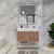BT001 36" Modern Freestanding Bathroom Vanity with Left Drawers & Reinforced Acrylic Sink Top