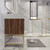 BT001 36" Modern Freestanding Bathroom Vanity with Left Drawers & Reinforced Acrylic Sink Top