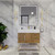 BT001 36" Modern Freestanding Bathroom Vanity with Right Drawers & Reinforced Acrylic Sink Top