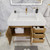 BT001 36" Modern Freestanding Bathroom Vanity with Right Drawers & Reinforced Acrylic Sink Top