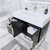 BT001 42" Modern Freestanding Bathroom Vanity with Left Drawers & Reinforced Acrylic Sink Top