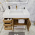 BT001 42" Modern Freestanding Bathroom Vanity with Left Drawers & Reinforced Acrylic Sink Top