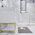BT001 42" Modern Freestanding Bathroom Vanity with Left Drawers & Reinforced Acrylic Sink Top