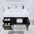 BT001 42" Modern Freestanding Bathroom Vanity with Left Drawers & Reinforced Acrylic Sink Top