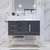 BT001 42" Modern Freestanding Bathroom Vanity with Left Drawers & Reinforced Acrylic Sink Top