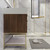 BT001 42" Modern Freestanding Bathroom Vanity with Left Drawers & Reinforced Acrylic Sink Top