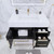 BT001 42" Modern Freestanding Bathroom Vanity with Right Drawers & Reinforced Acrylic Sink Top