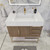 BT001 42" Modern Freestanding Bathroom Vanity with Right Drawers & Reinforced Acrylic Sink Top