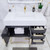 BT001 42" Modern Freestanding Bathroom Vanity with Right Drawers & Reinforced Acrylic Sink Top
